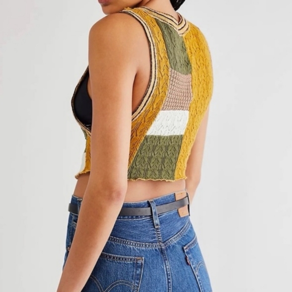 Free People Feeling Patch Sweater Vest - Picture 2 of 11